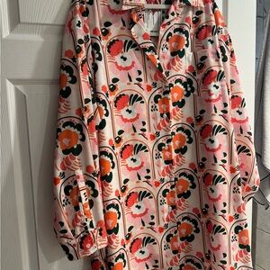 Floral Button-Up Dress La Vie Style House